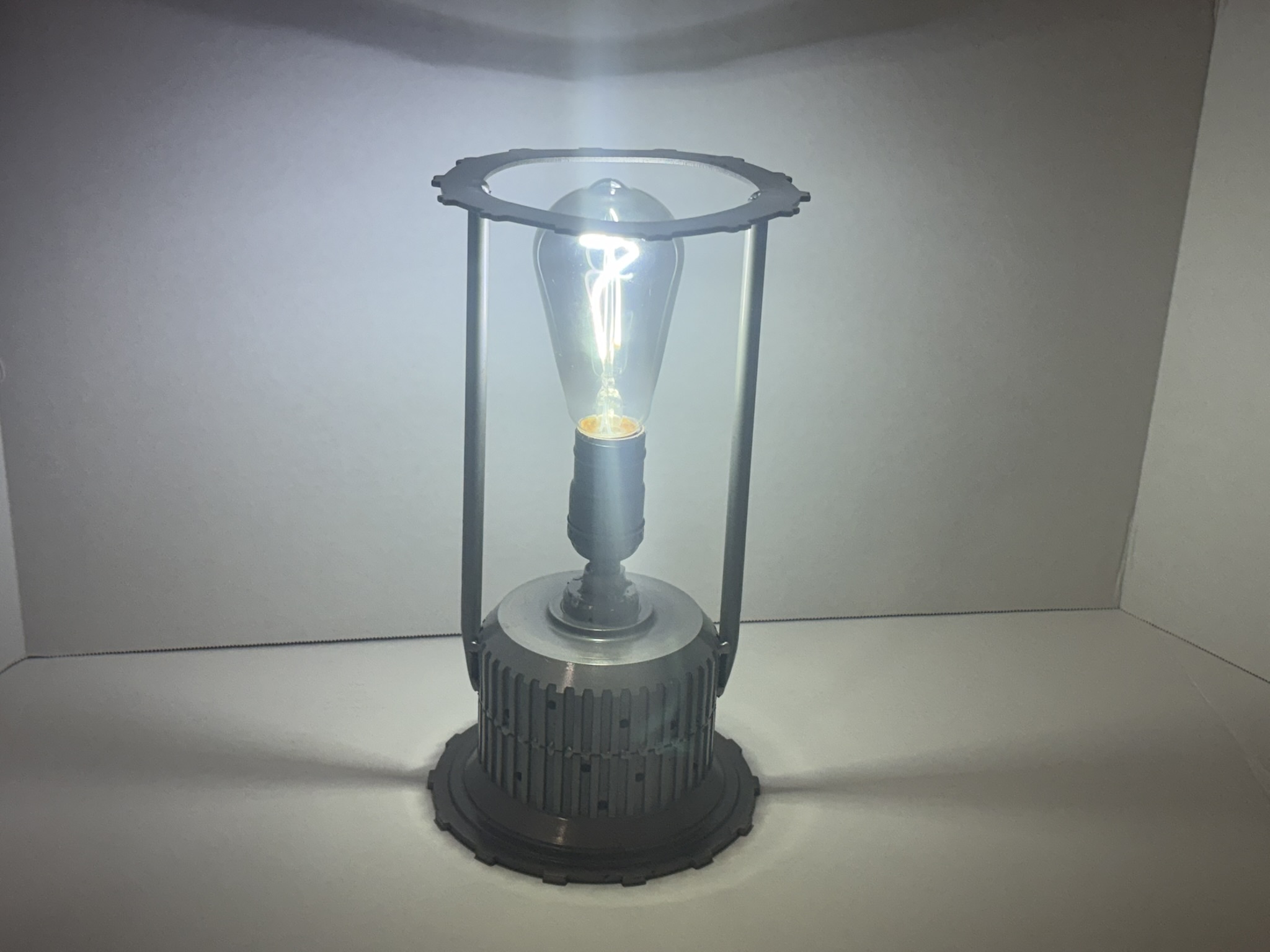 Steel Stack Lamp by Wheelie Slow Customs